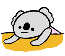 Koala sticker (Eraser stamp) sticker #4009508