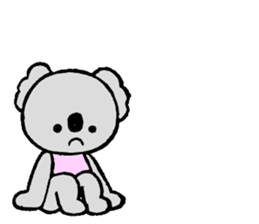 Koala sticker (Eraser stamp) sticker #4009509