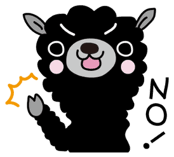 Three alpacas sticker sticker #4009713