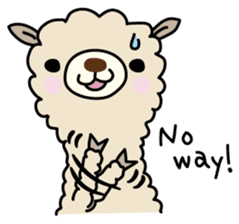 Three alpacas sticker sticker #4009714