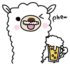 Three alpacas sticker sticker #4009719