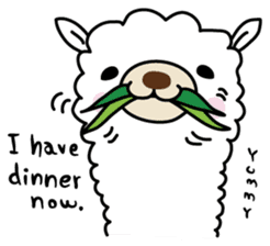 Three alpacas sticker sticker #4009720