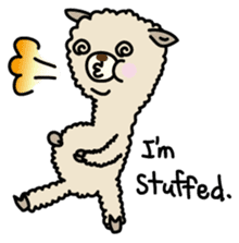 Three alpacas sticker sticker #4009721