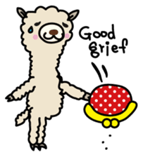 Three alpacas sticker sticker #4009722
