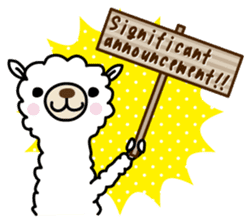 Three alpacas sticker sticker #4009723