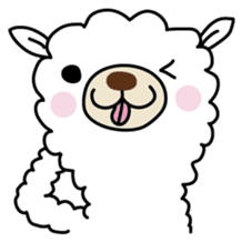 Three alpacas sticker sticker #4009730