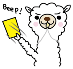 Three alpacas sticker sticker #4009731