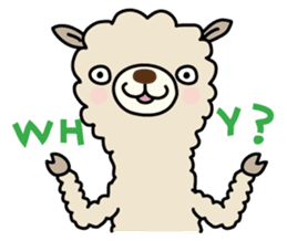 Three alpacas sticker sticker #4009733