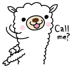 Three alpacas sticker sticker #4009735