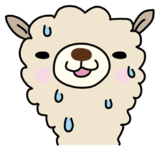 Three alpacas sticker sticker #4009736