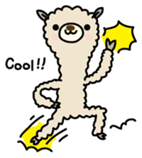 Three alpacas sticker sticker #4009738