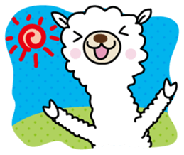 Three alpacas sticker sticker #4009746