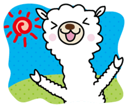 Three alpacas sticker sticker #4009746