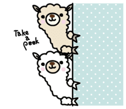 Three alpacas sticker sticker #4009748