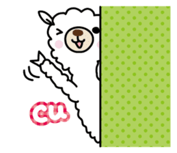 Three alpacas sticker sticker #4009749