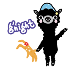 Three alpacas sticker sticker #4009750