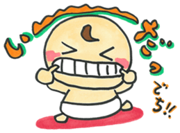 "Bab-chan"4(funny version) sticker #4010740