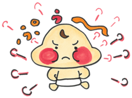 "Bab-chan"4(funny version) sticker #4010747
