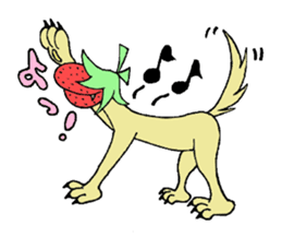 The World of Strawberry Dog sticker #4010875