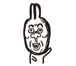 Heart of the friendly rabbit sticker #4011071