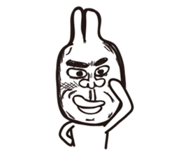 Heart of the friendly rabbit sticker #4011077