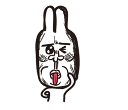 Heart of the friendly rabbit sticker #4011100