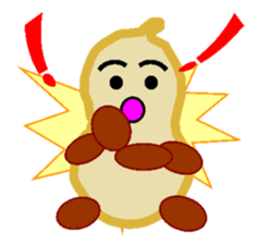 Peanut named Nuts sticker #4011115