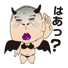 Angels and Devils of the Kansai dialect sticker #4011328