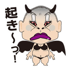 Angels and Devils of the Kansai dialect sticker #4011336