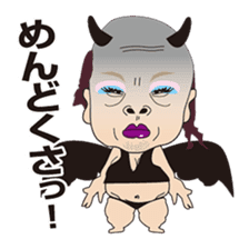Angels and Devils of the Kansai dialect sticker #4011342