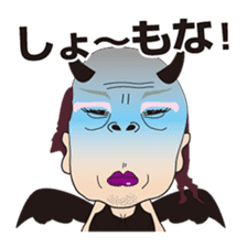Angels and Devils of the Kansai dialect sticker #4011346