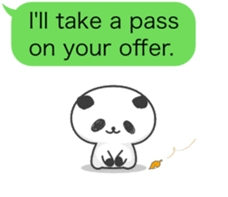 Message of panda! sticker #4011355