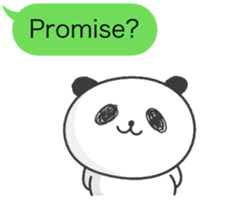 Message of panda! sticker #4011384