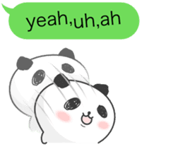 Message of panda! sticker #4011385