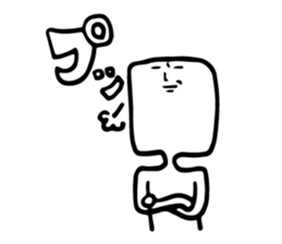 Circle and Square sticker #4012305