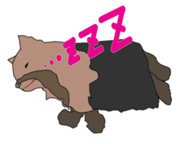 a cheerful Yorkshire terrier 2nd jp sticker #4012675