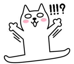 TOFU -White Cat - 3 sticker #4014229