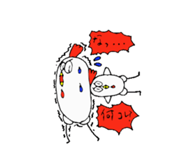 Chicken Brother and sister. sticker #4014353