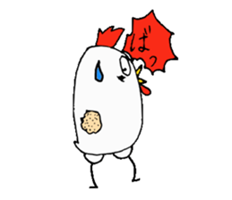 Chicken Brother and sister. sticker #4014373