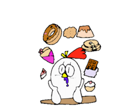 Chicken Brother and sister. sticker #4014382