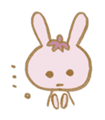 rabbit and eggplant sticker #4015443