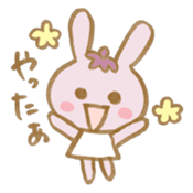 rabbit and eggplant sticker #4015448