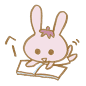 rabbit and eggplant sticker #4015449