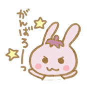 rabbit and eggplant sticker #4015461