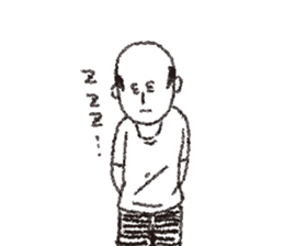 That of lonely look conveys 40 sticker #4016180