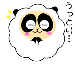 Mokopan of the sheep panda sticker #4016604