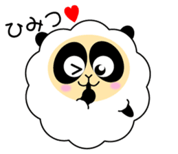 Mokopan of the sheep panda sticker #4016607