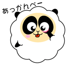 Mokopan of the sheep panda sticker #4016608