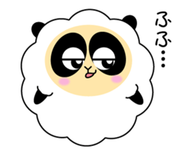 Mokopan of the sheep panda sticker #4016611