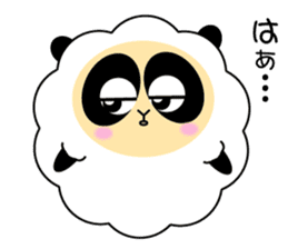 Mokopan of the sheep panda sticker #4016612